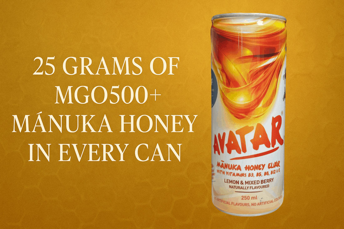 25 Grams of MGO500+ Manuka Honey in Every Can