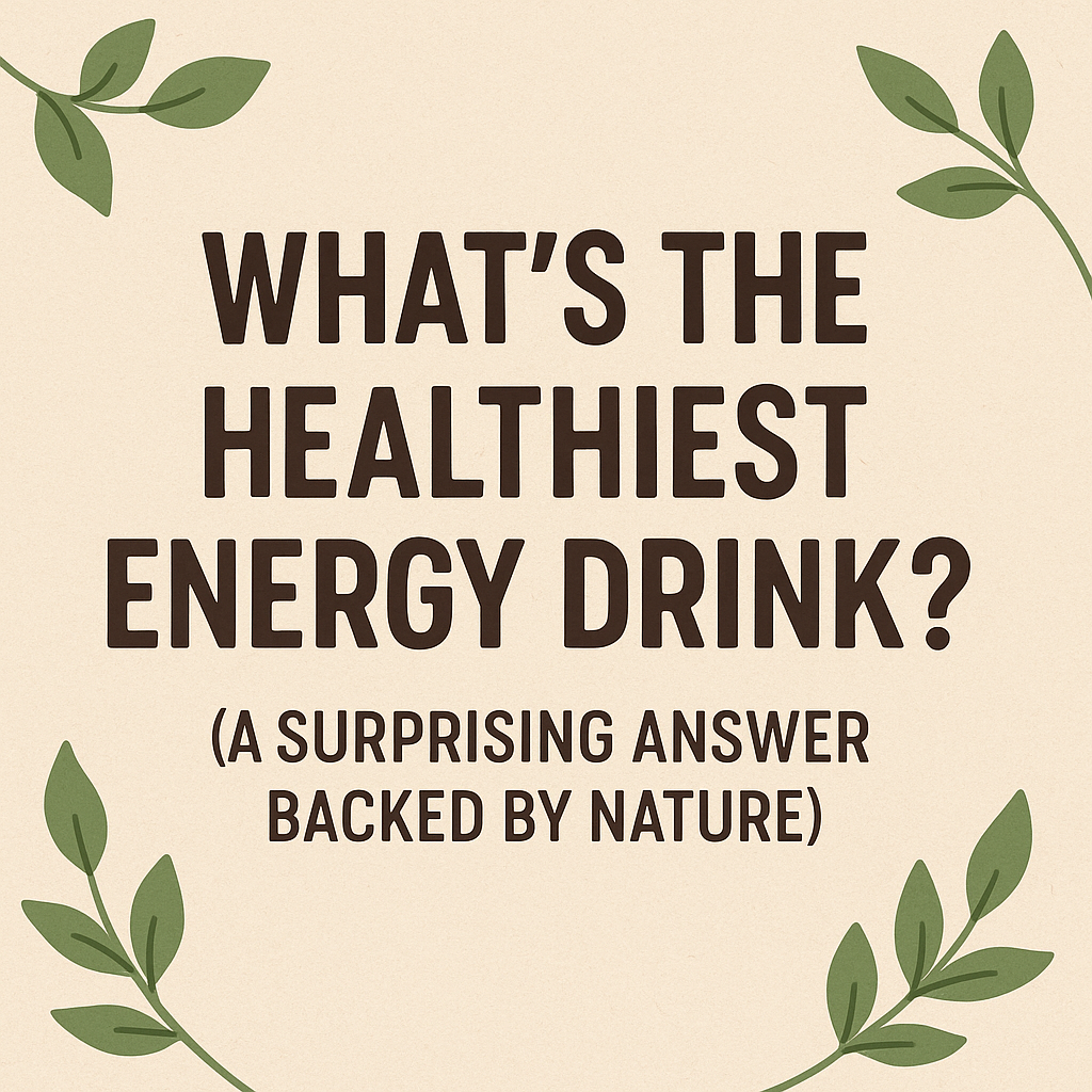 What’s the Healthiest Energy Drink? (A Surprising Answer Backed by Nature) 🧐🍯