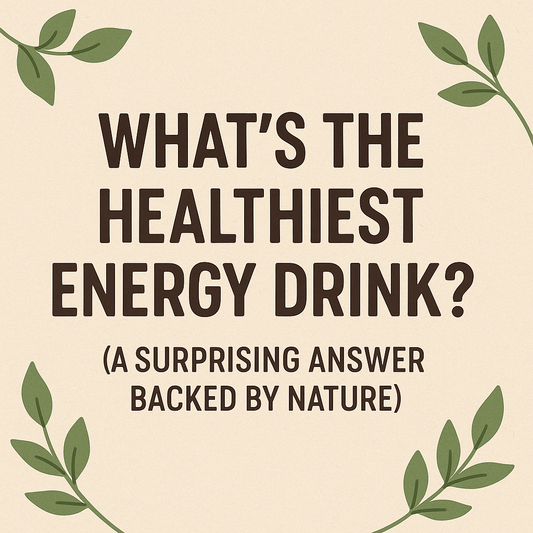What’s the Healthiest Energy Drink? (A Surprising Answer Backed by Nature) 🧐🍯