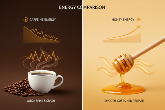 Caffeine vs Honey Energy: Two Different Kinds of “Boost,” Explained